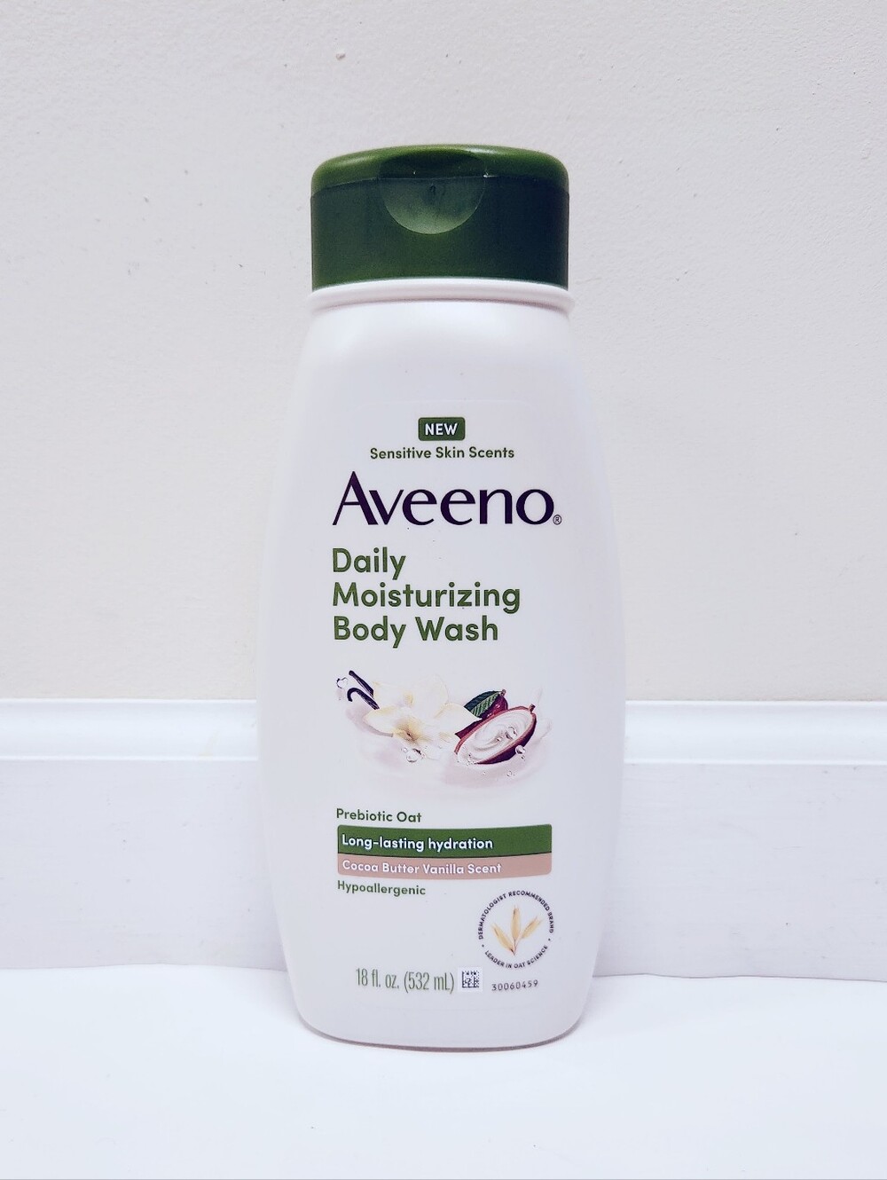 🐢2/$15 Aveeno Daily Moisturizing Body Wash Cocoa Butter Vanilla